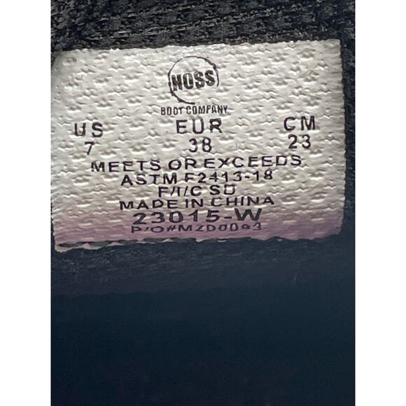 MOXIE TRADES Mary MT23015 Women's NEW Composite-Toe Work Shoe Black US Size 7 W - Picture 10 of 11